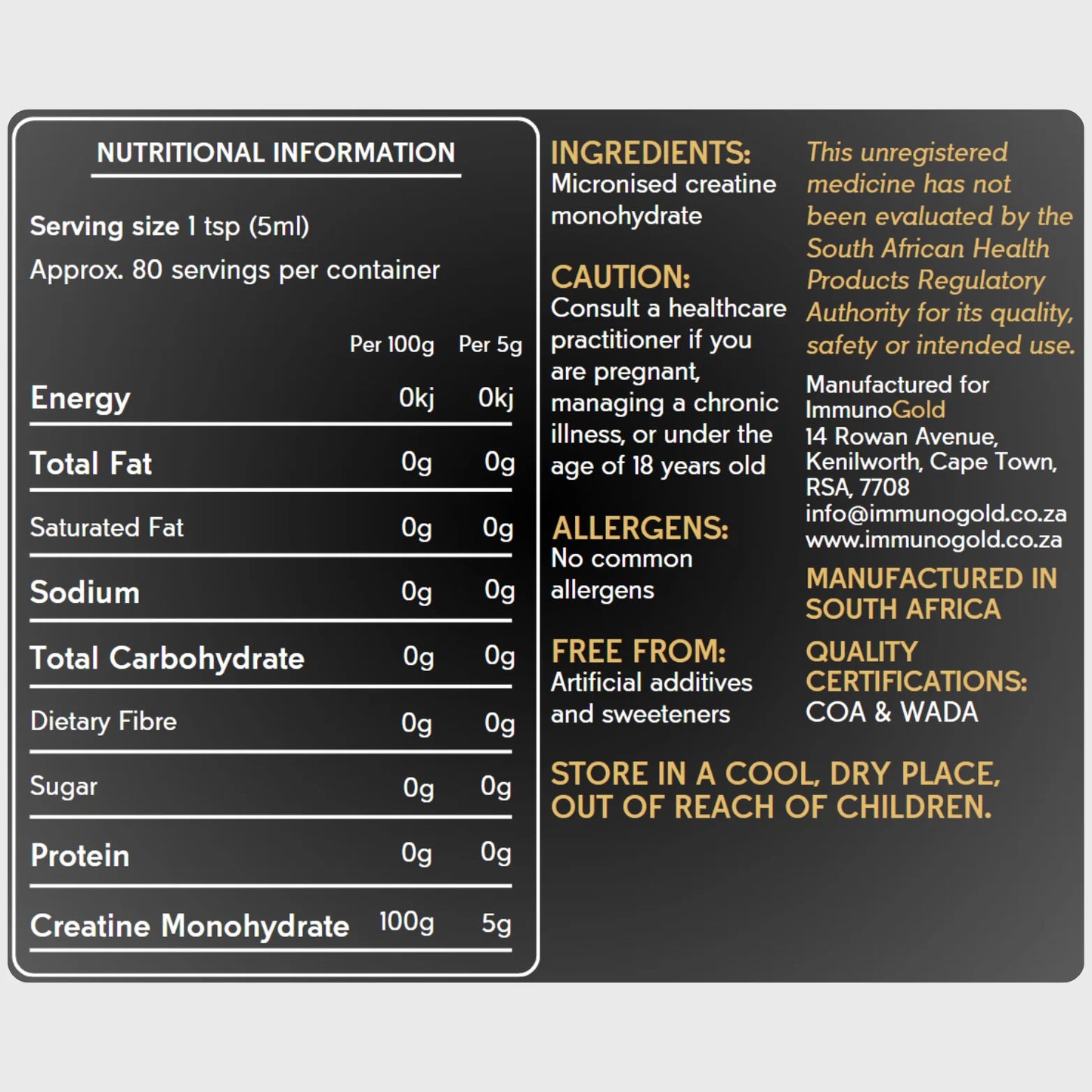Creatine Monohydrate