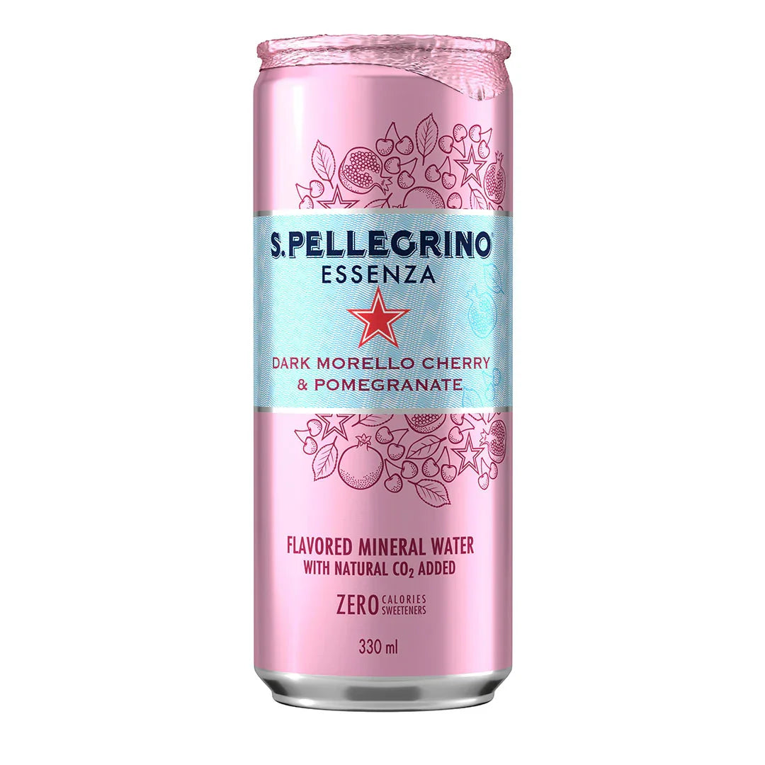 Essenza Flavoured Water Cherry & Pomegranate 330ml - Wildsprout
