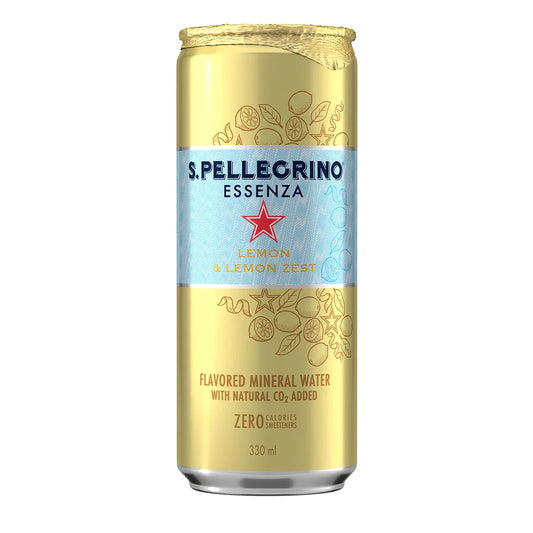 Essenza Flavoured Water Lemon & Lemon Zest 330ml - Wildsprout