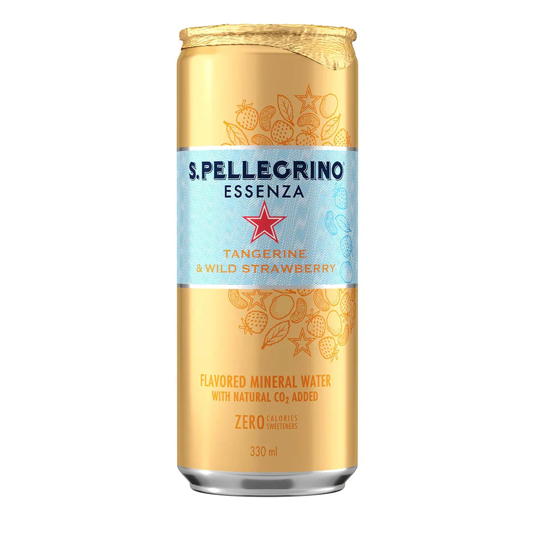 Essenza Flavoured Water Tangerine & Strawberry 330ml - Wildsprout