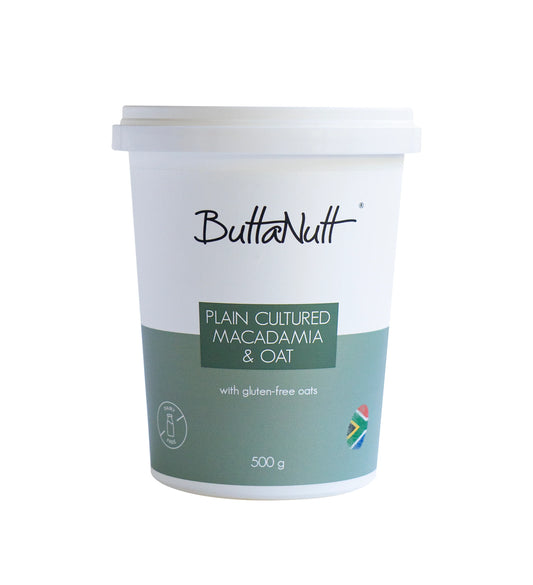 Plain Cultured Macadamia & Oat Vegan Yoghurt 500g