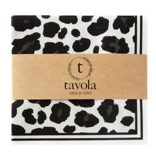 Biodegradable Serviettes - Black