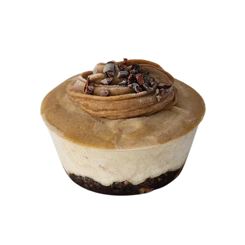 Raw Salted Caramel Mini Cheesecake