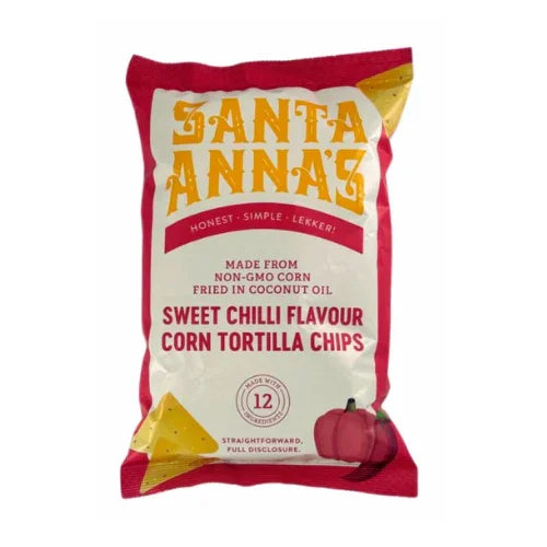 Corn Tortilla Chips Sweet Chilli 185g - Wildsprout