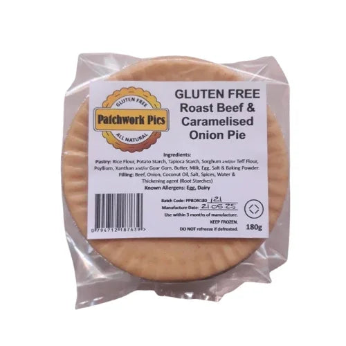 GF Roast Beef & Caramelized Onion Pie