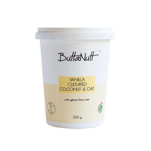 Vanilla Cultured Coconut & Oat Vegan Yoghurt 500g
