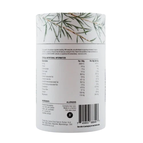 Snackadamia Roasted Macadamias Herb 100g - Wildsprout