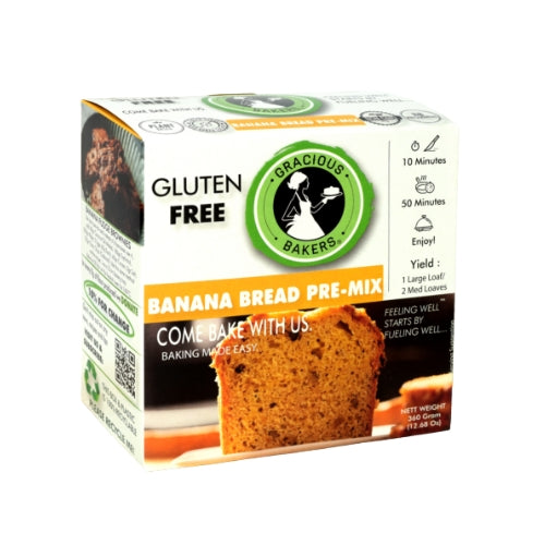Gluten Free Banana Bread Loaf Premix 315g