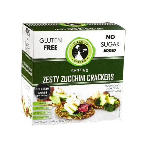 Zesty Zucchini Crackers 100g