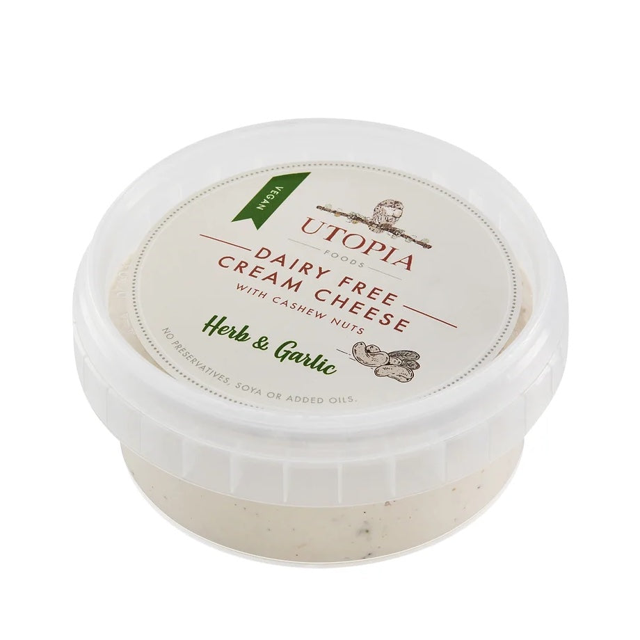 Cashew Nut Cream Cheese Garlic & Herb 125ml