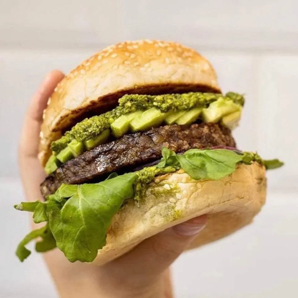 Veggie Burgers Lentil & Mushroom (4 x 100g) - Wildsprout