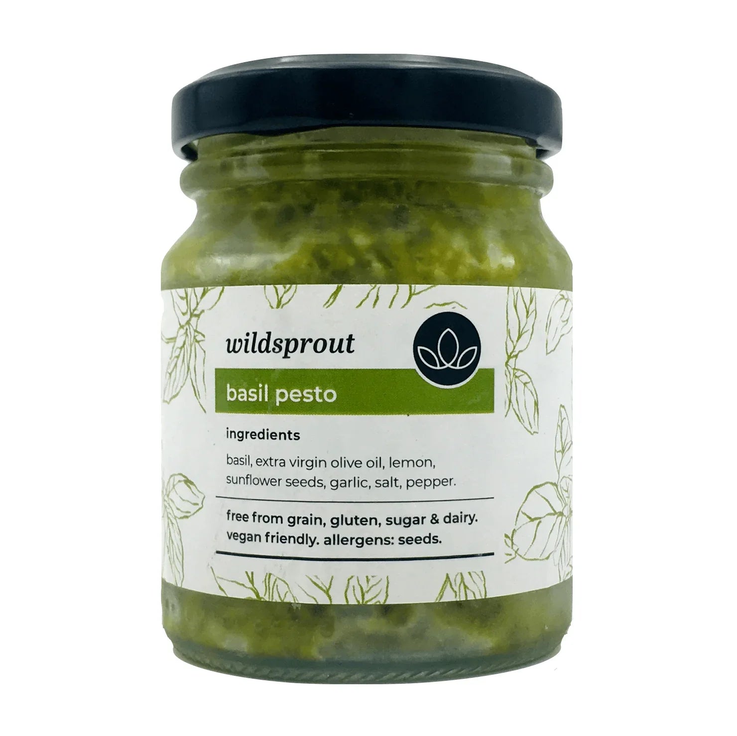 Vegan Basil Pesto - Wildsprout