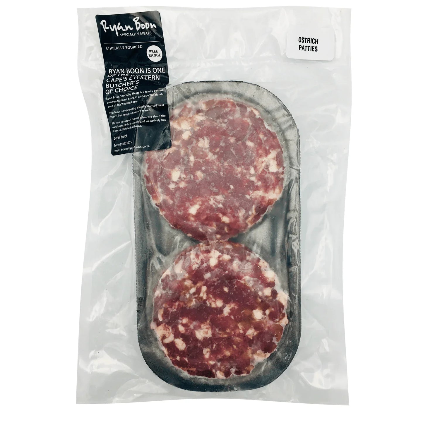 Ostrich Patties 400g - Wildsprout