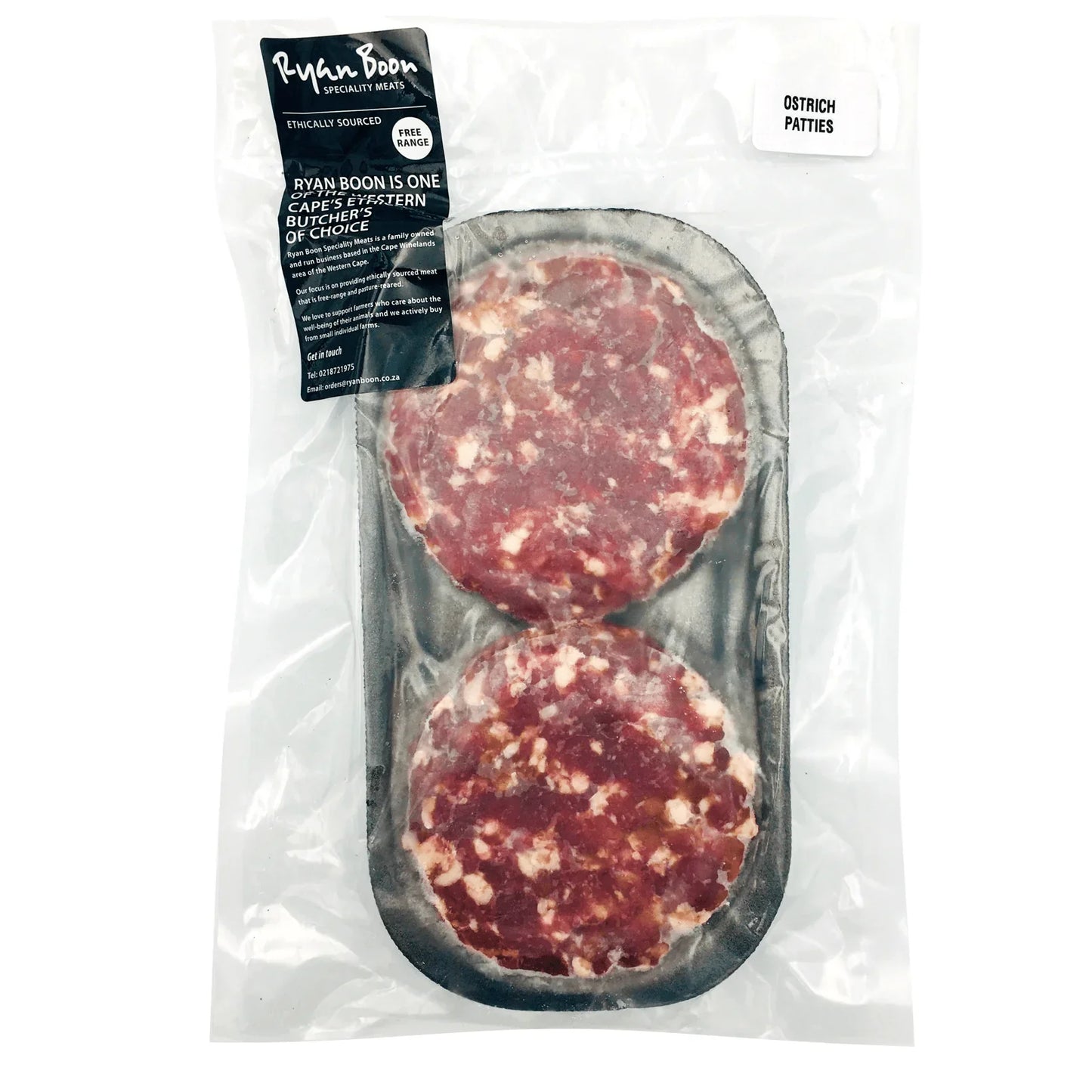 Ostrich Patties 400g - Wildsprout