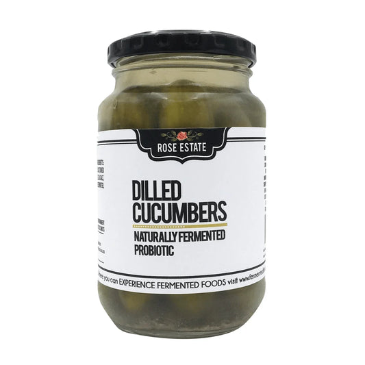 Dilled Cucumbers 375ml - Wildsprout