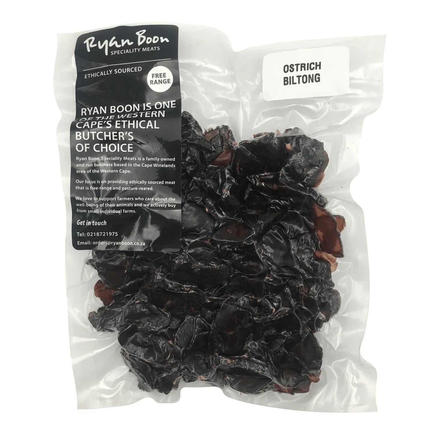 Ostrich Biltong 150g - Wildsprout