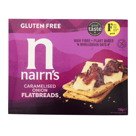 Gluten Free Flatbreads Caramelised Onion 150g - Wildsprout