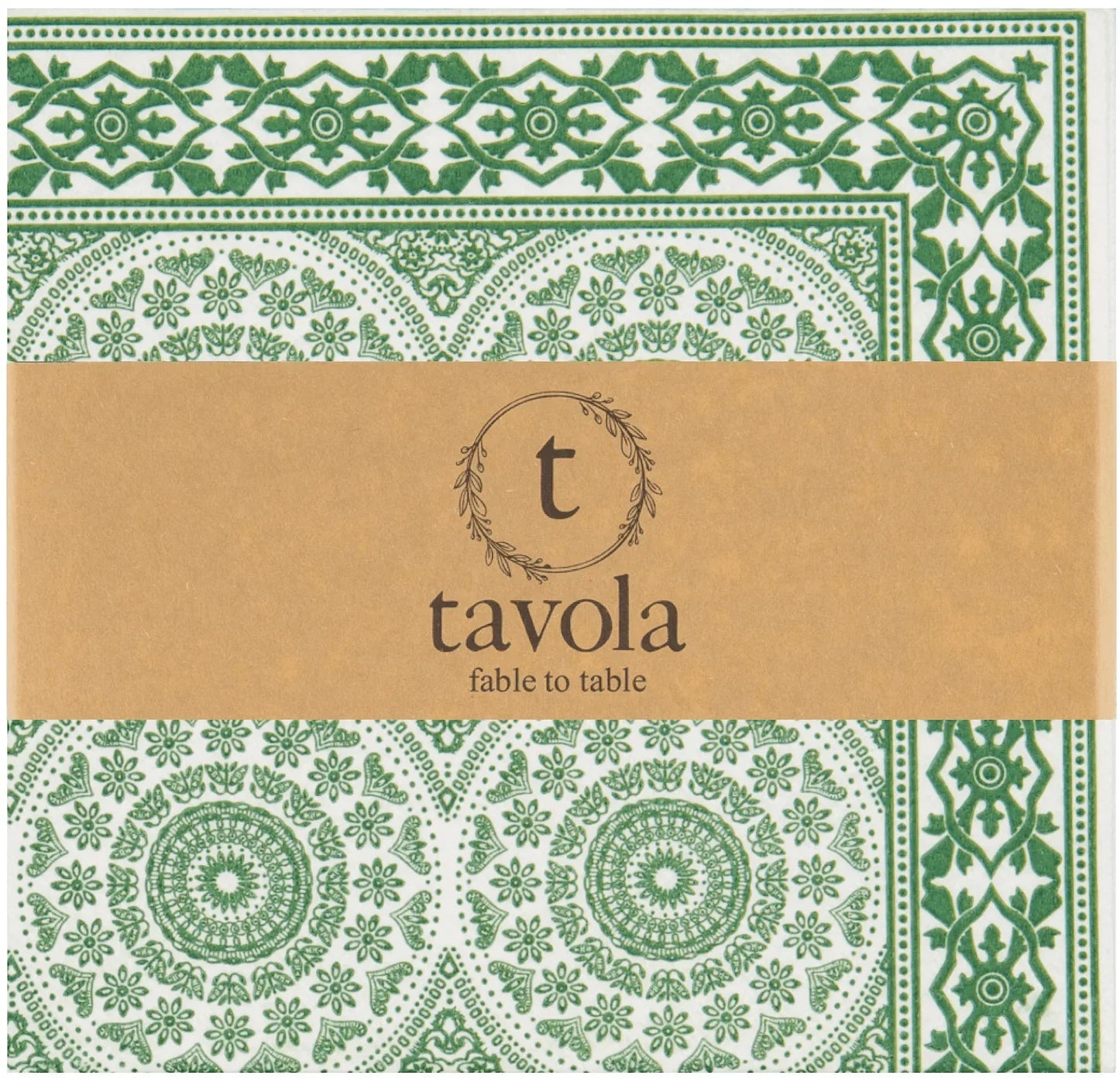 Biodegradable Serviettes - Green - Wildsprout