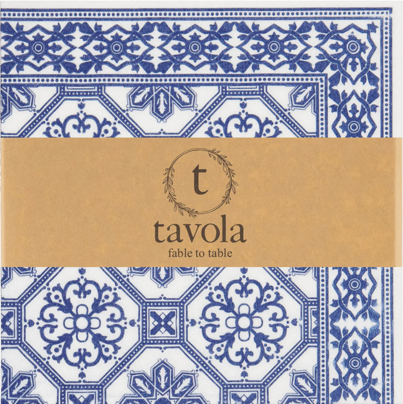 Biodegradable Serviettes - Blue - Wildsprout