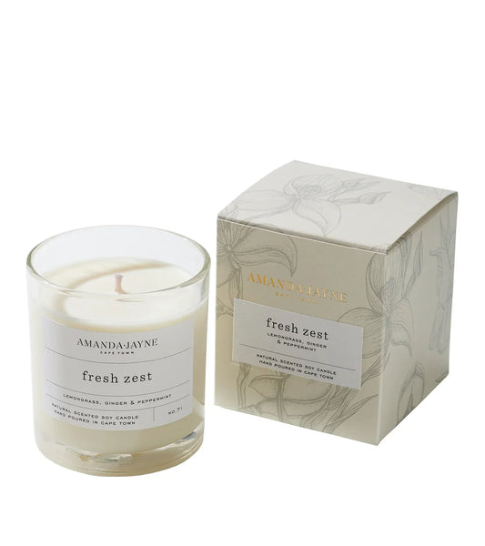 Fresh Zest Candle - Glass Collection - Wildsprout