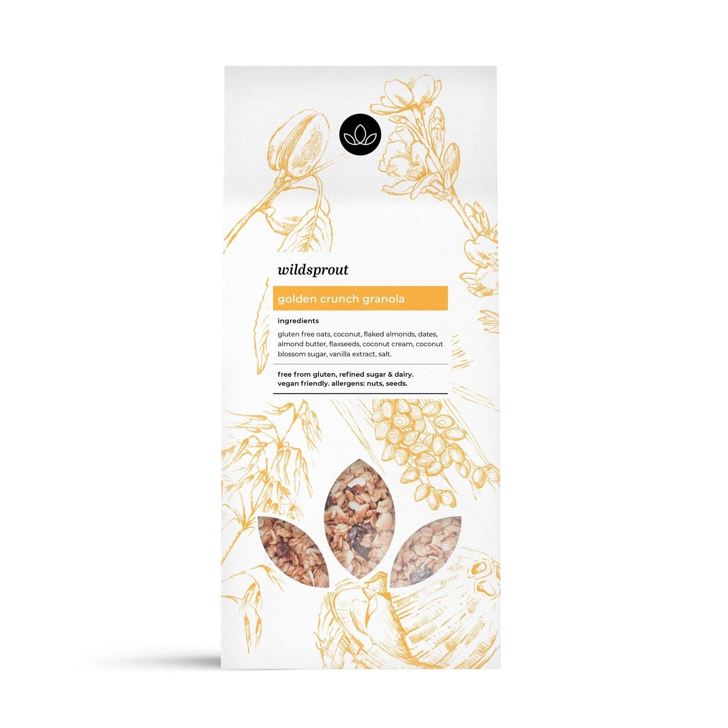 Golden Crunch Granola 250g - Wildsprout