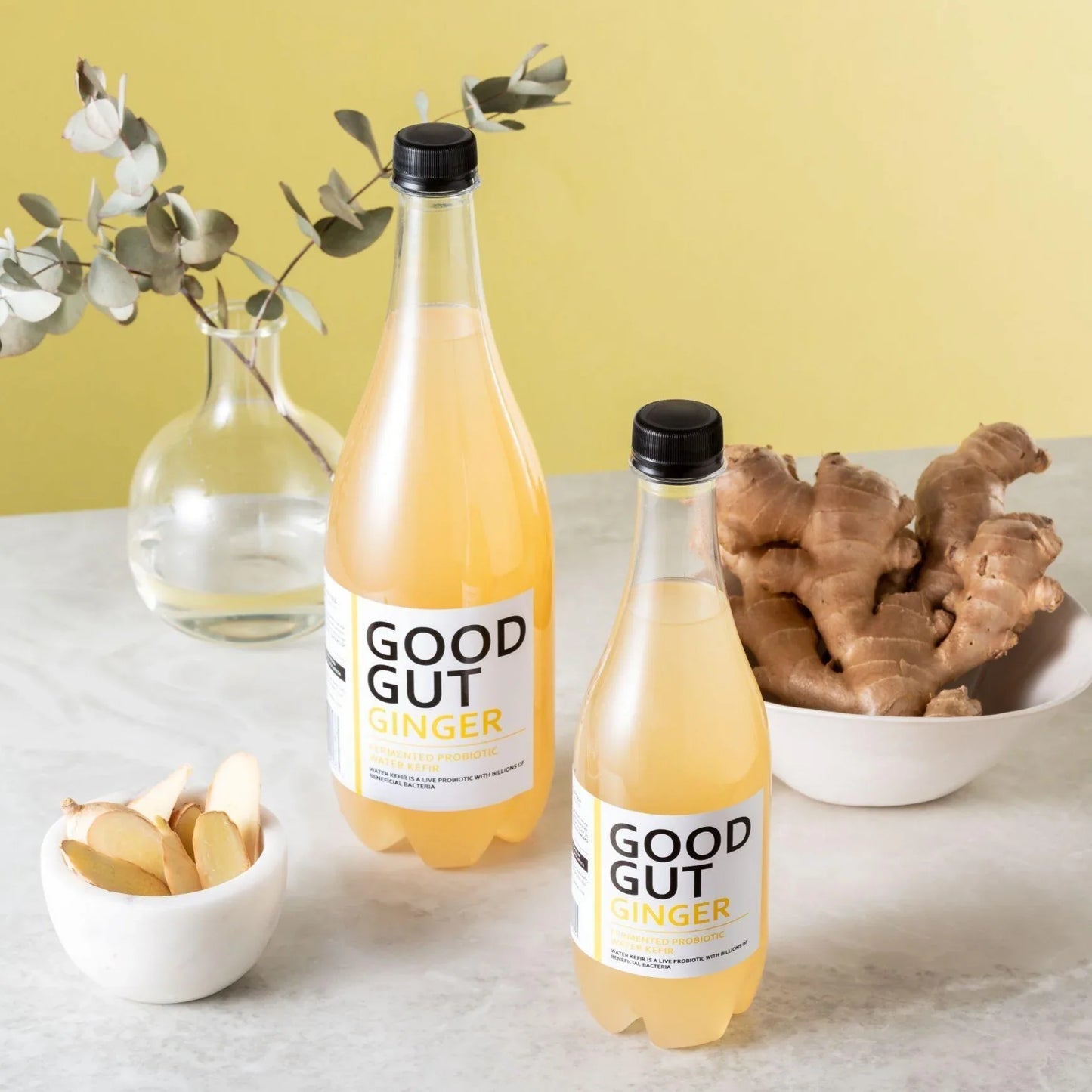 Kefir Water Ginger 500ml - Wildsprout