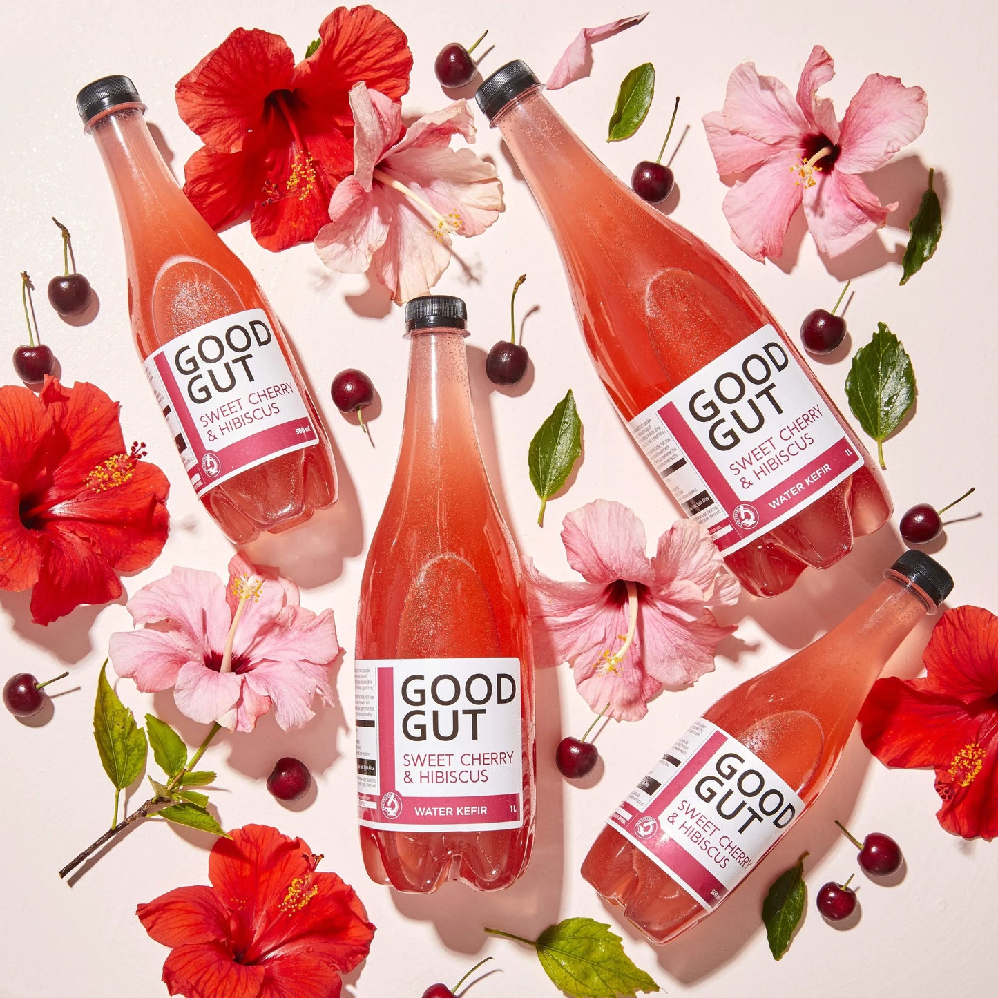 Kefir Water Sweet Cherry & Hibiscus 500ml