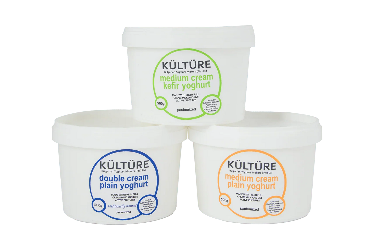 Double Cream Plain Yoghurt 500g - Wildsprout