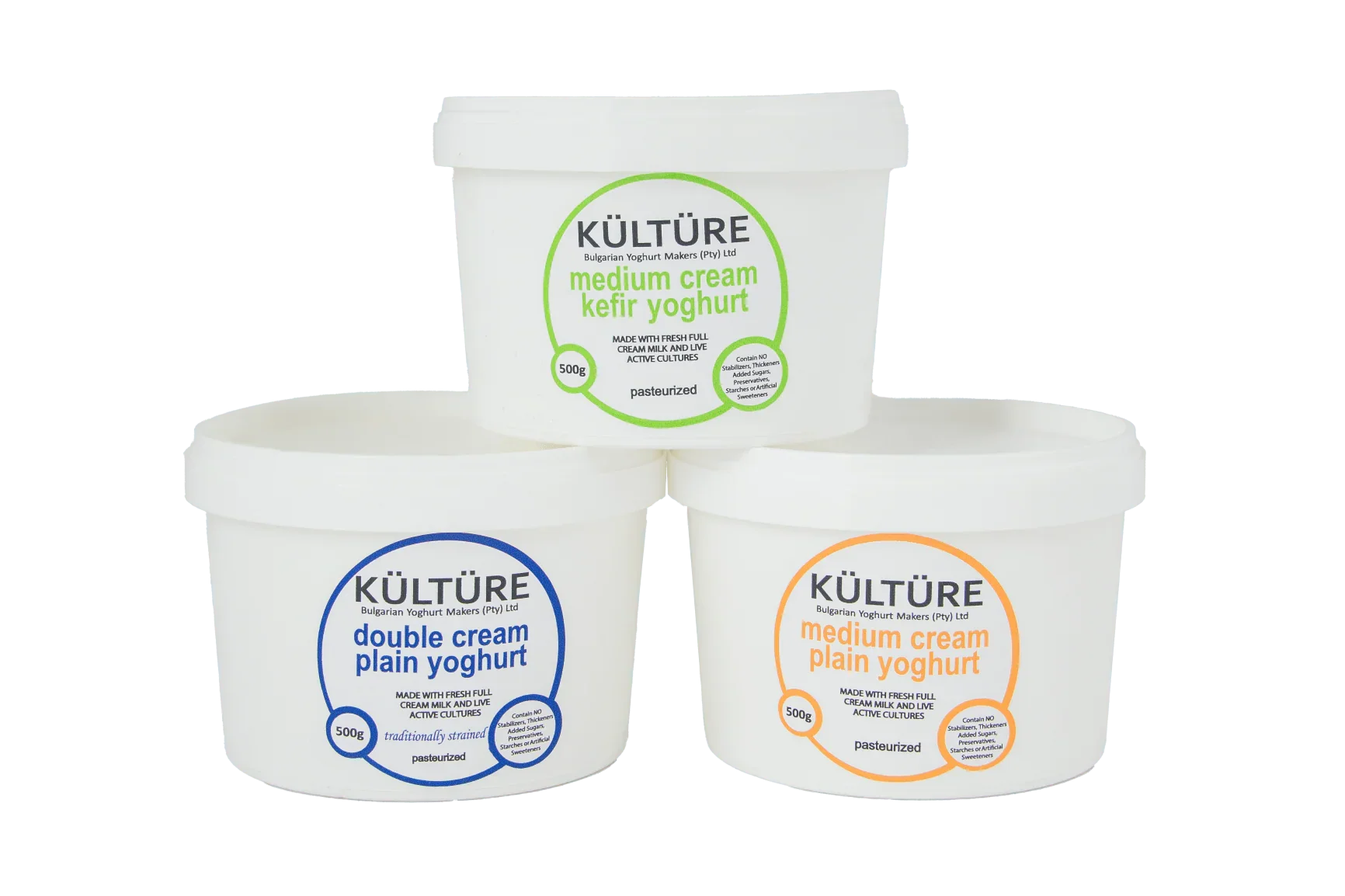 Double Cream Plain Yoghurt 500g - Wildsprout
