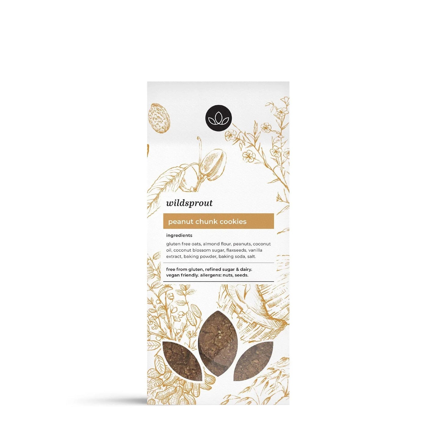 Peanut Chunk Cookies 200g - Wildsprout