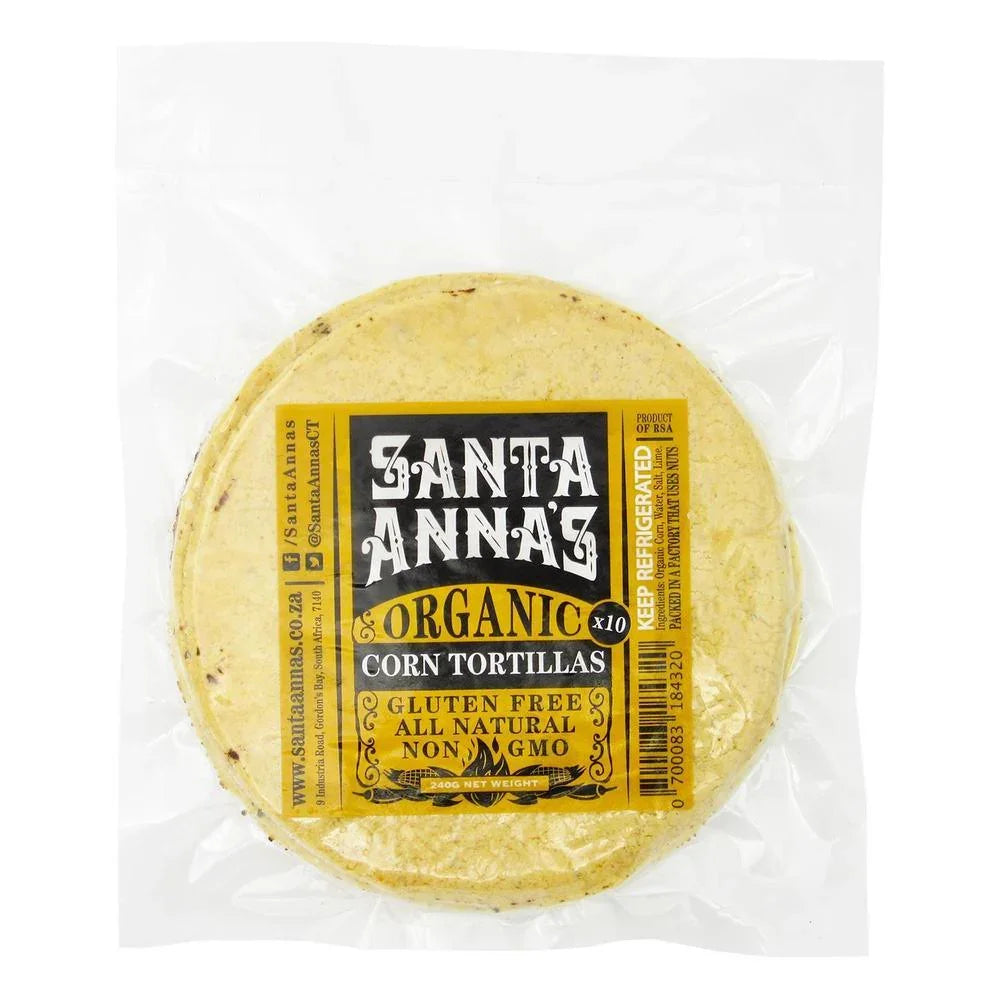 Organic Corn Tortillas 240g/14cm - Wildsprout