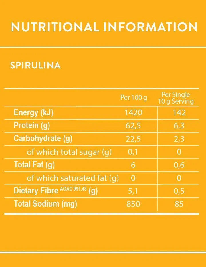 Organic Spirulina Powder 200g - Wildsprout