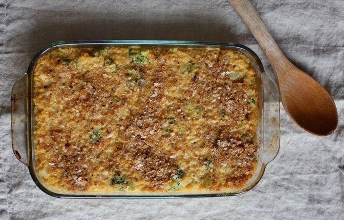 Vegan Cheesy Quinoa Broccoli Bake - Wildsprout