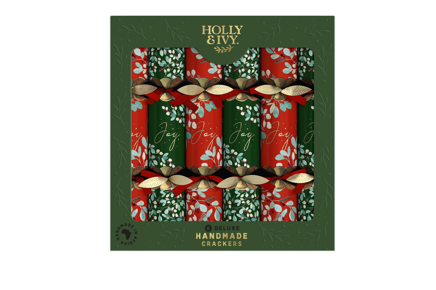 6 Deluxe Christmas Crackers