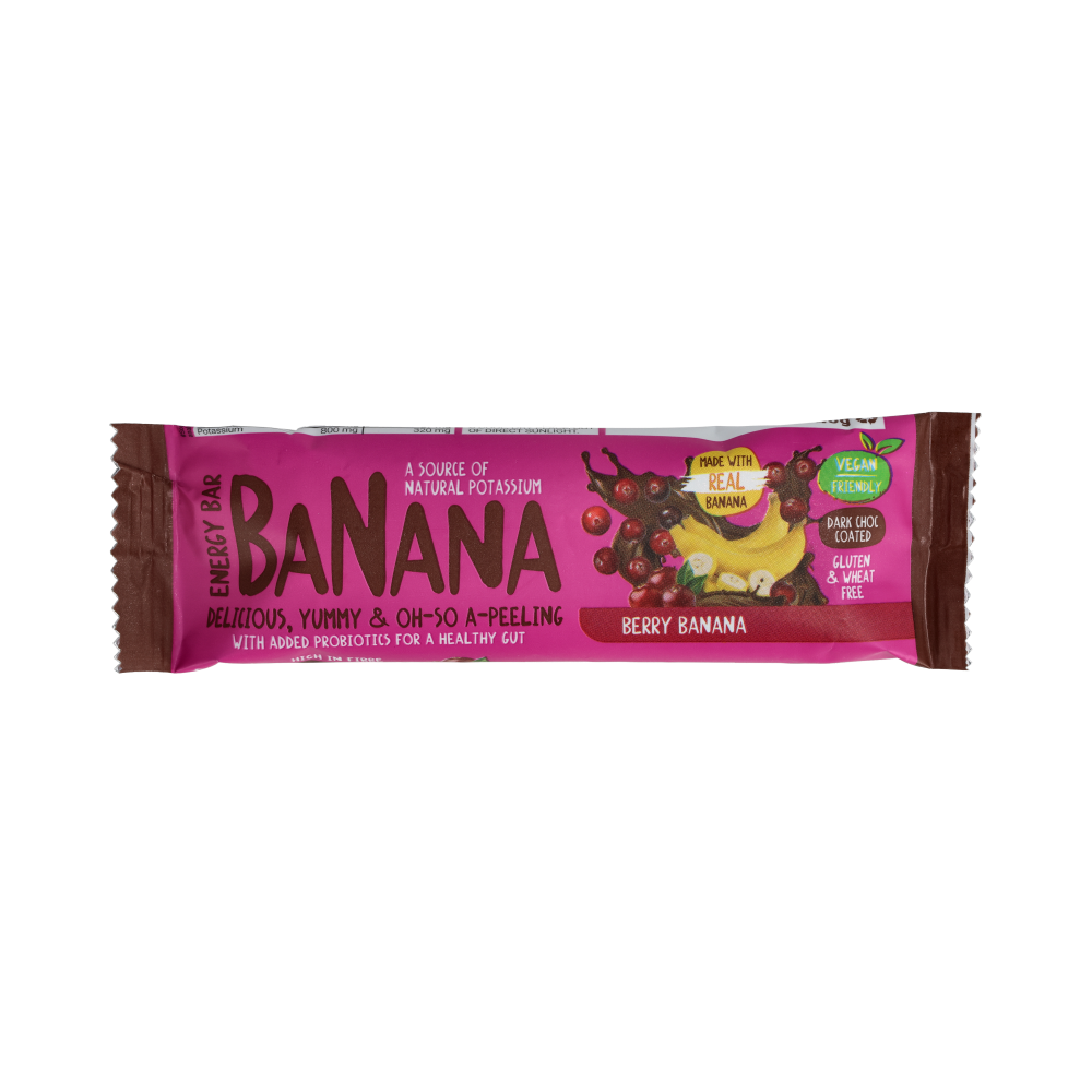 Banana Energy Bar - Berry 40g