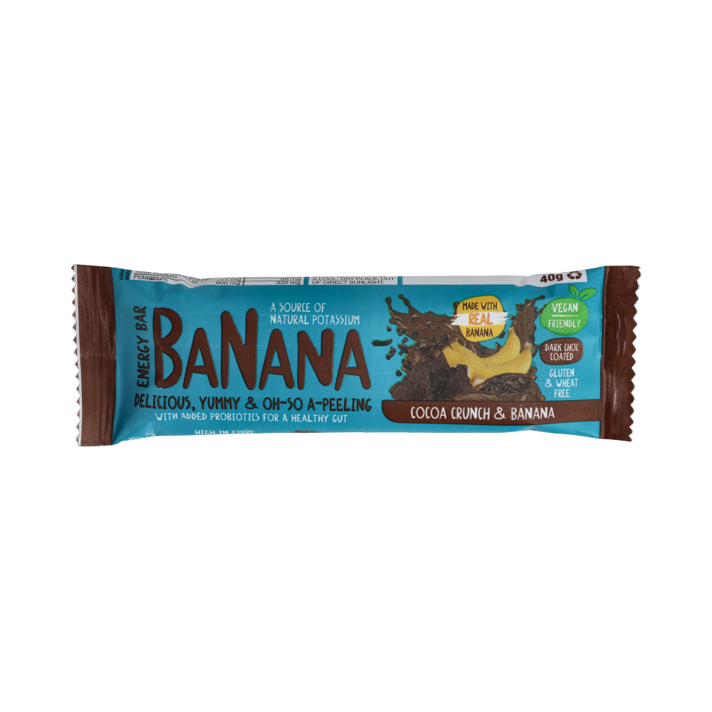 Banana Energy Bar - Cocoa Crunch 40g