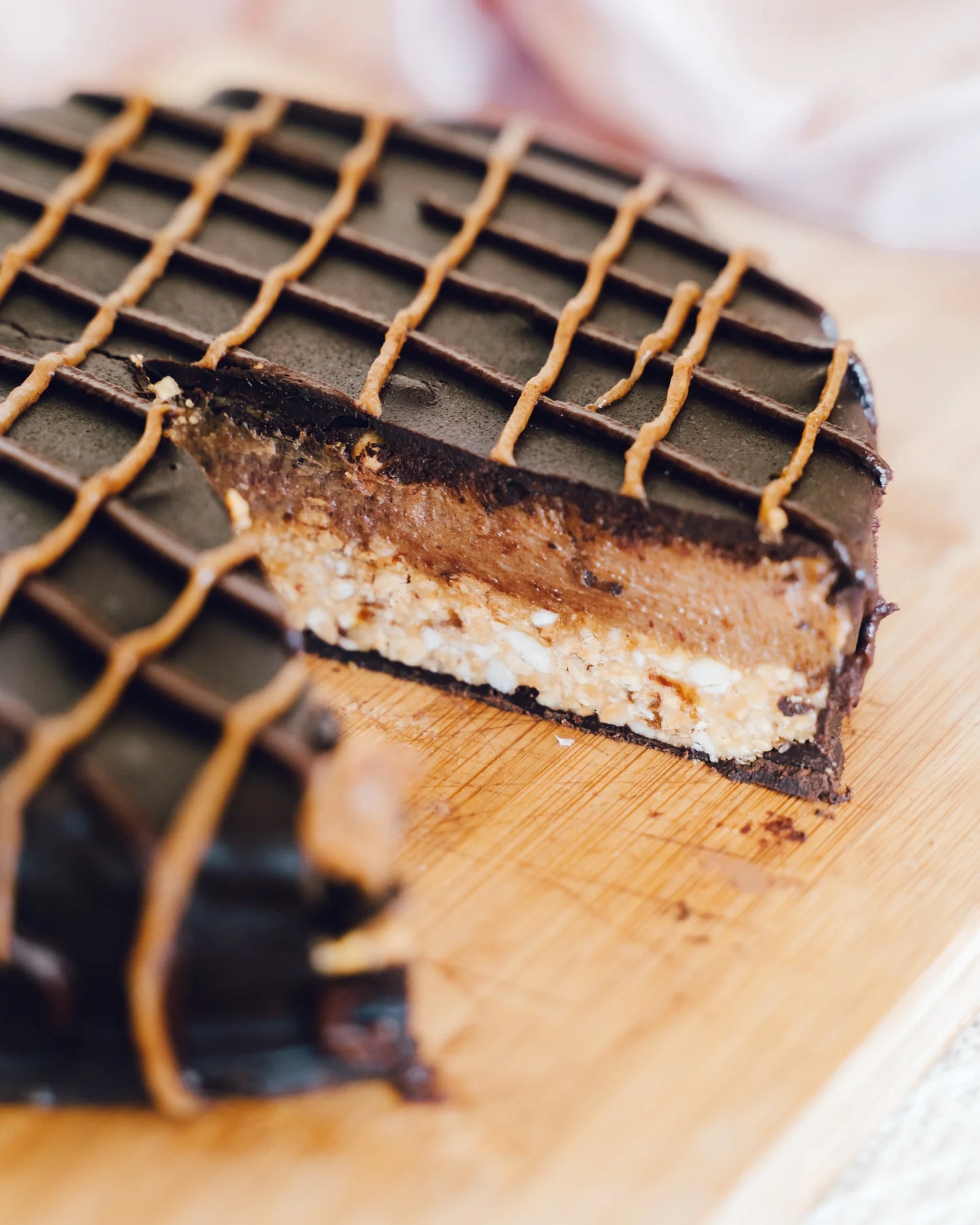 Snickers Cake Slice
