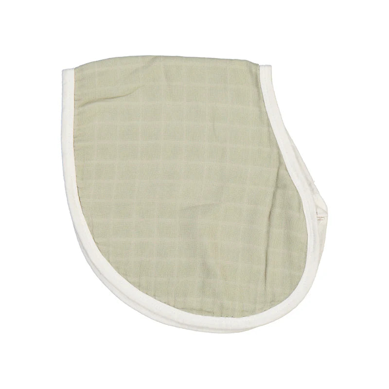 2 in 1 Burp Cloth + Bib Secret Garden & Sage