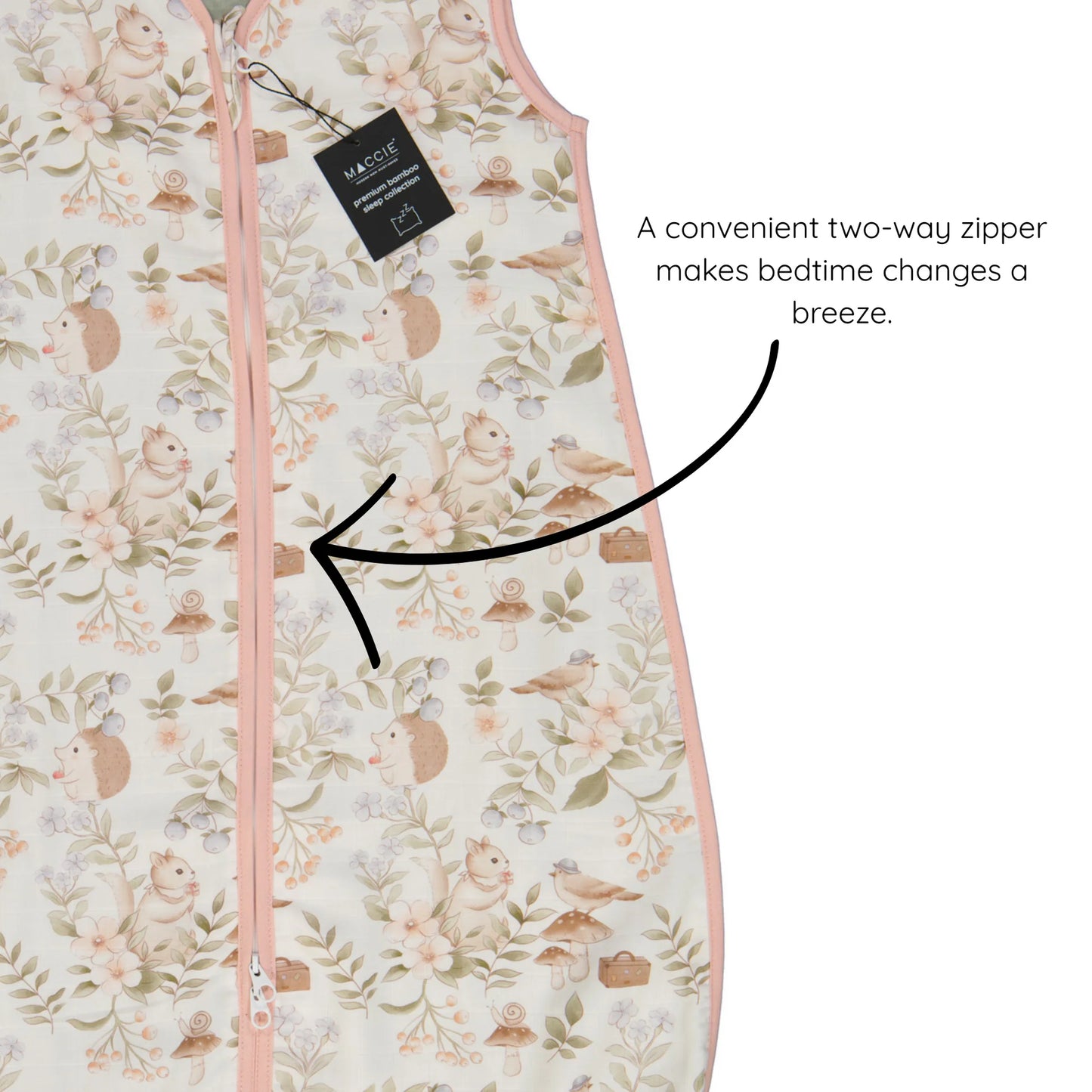 Bamboo Sleep Sack 1.0 TOG (Secret Garden & Sage)