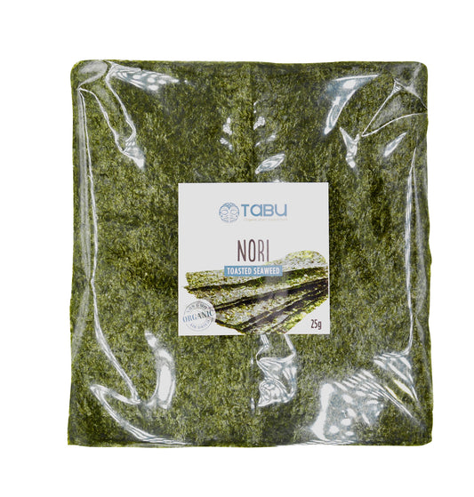 Organic Nori Seaweed Sheets 25g - Wildsprout