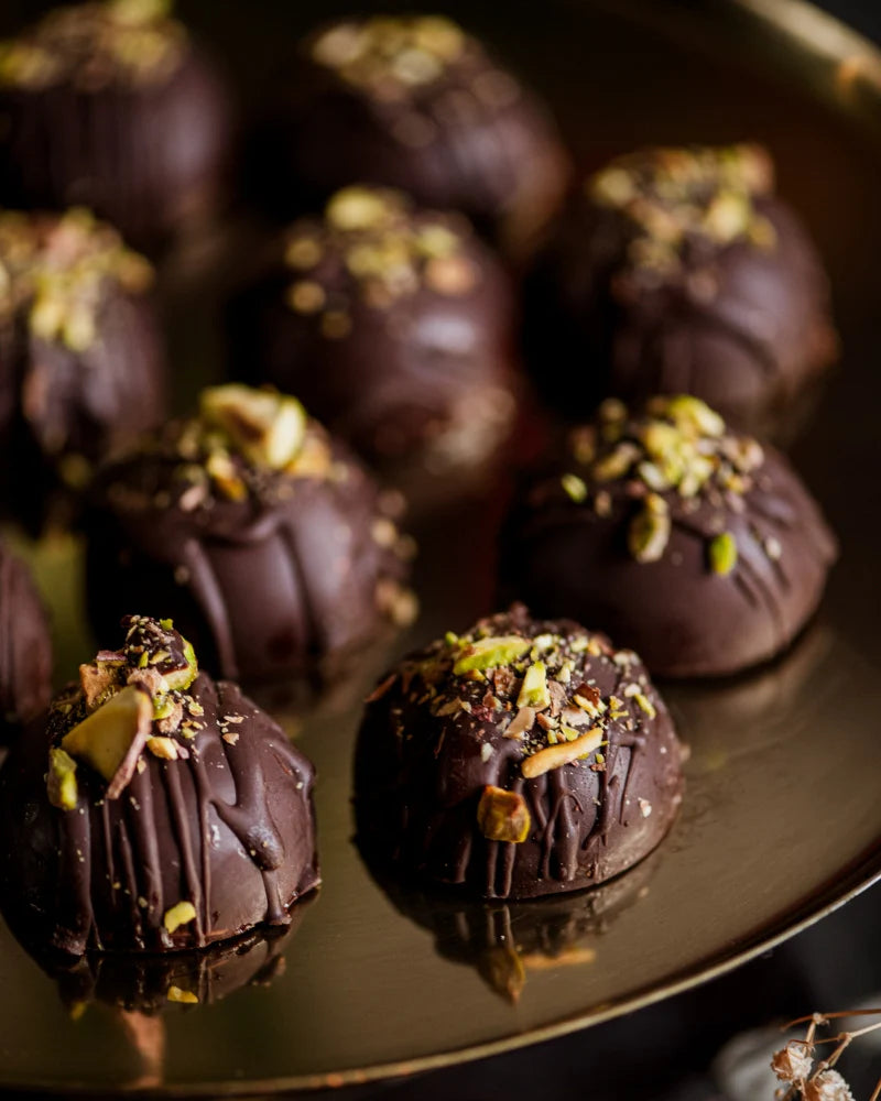 Pistachio, Chocolate & Hazelnut Dome