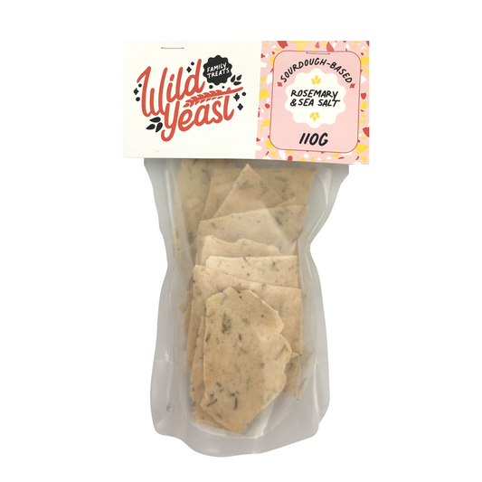 Sourdough Crackers - Rosemary & Sea Salt 110g