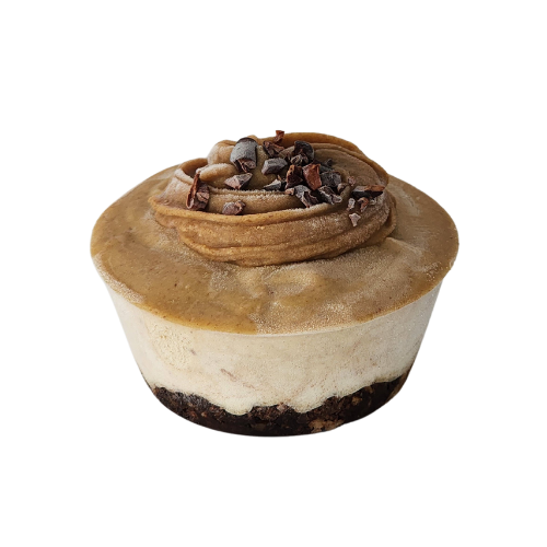 Raw Salted Caramel Mini Cheesecake