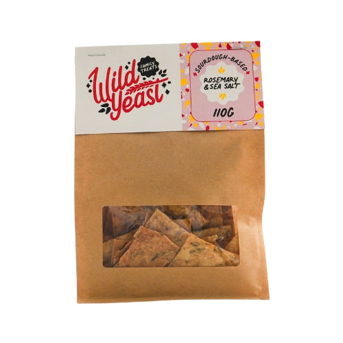 Sourdough Crackers - Rosemary & Sea Salt 110g
