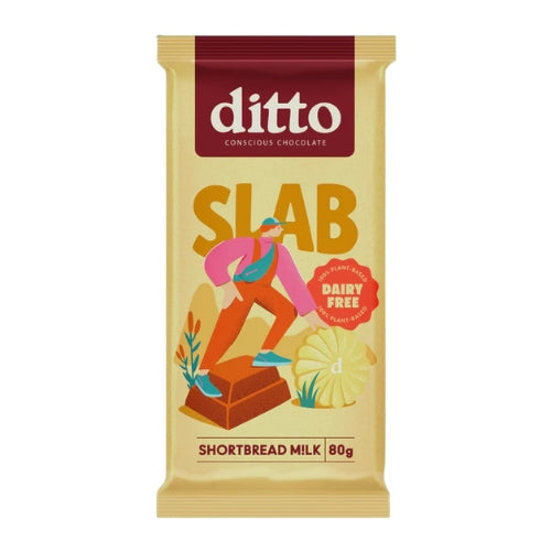 Dairy Free Shortbread Milk Chocolate 80g