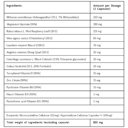 Hormone Balance + PMS Support (60 Capsules)