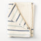 Baby Blanket - Blue & Grey Stripes