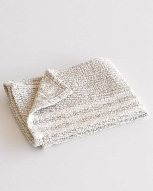 Small Contemporary Towel - Stone