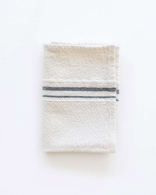 Small Country Towel - Variegated Charcoal