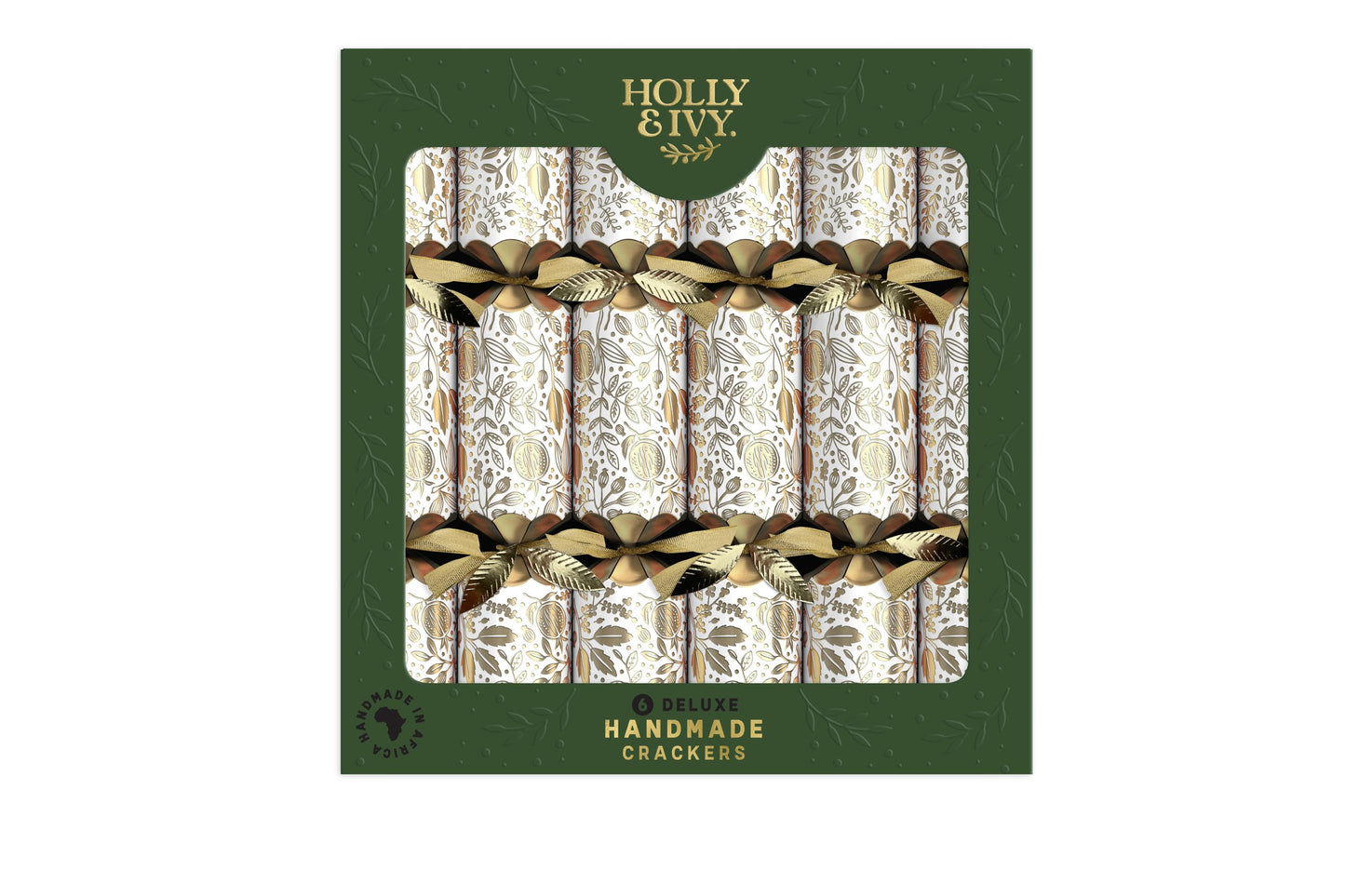 6 Deluxe Christmas Crackers